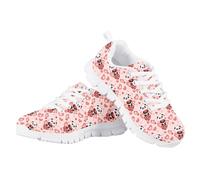 JUDENTIDOS Boys Girls Sneakers Lightweight Breathable Athletic Running Shoes for Toddlers/Little Kids/Big Kids, Pink Panda, 5 Little Kid