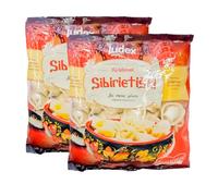 Judex Sibirietiski Dumplings 500G Siberian Dumplings with Meat Fillings Delicious Quick Frozen Product of Lithuania Pack of 2