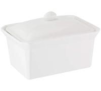 Judge 1LB White Porcelain Butter Dish Holder Kitchen Fridge Storage with Lid