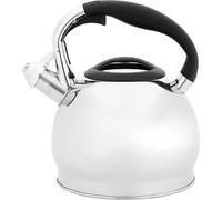 Judge 2.2L Stovetop Kettle - Stove Top Kettle for Gas Stoves & Electric Hobs - 18/10 Stainless Steel Whistling Kettle with Heat Resistant Handle - Non-Drip Spout - All Hob Types Including Induction