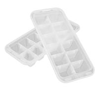 Judge 2 Piece Plastic Ice Cube Tray Set, White
