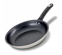 Judge 24cm Non Stick Stainless Steel Induction Frying Pan & Skillet | Excalibur coating, great for eggs, omelette & pancakes. Stay-cool handle, oven & dishwasher safe to 180°C. All hob types.