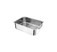 Judge Extra Large Stainless Steel Roasting Pan with Rack, 36cm x 26cm x 10cm, Oven Safe, Dishwasher Safe, Gift Box