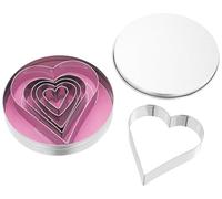 Judge Bakeware 6 Piece Heart Shape Cutters