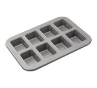 Judge Non-Stick Mini Loaf Tin with 8 Rectangular Cups, Dishwasher Safe, 35cm x 27cm x 4cm