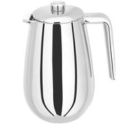 Judge Coffee, 3 Cup Double Walled Cafetiere, 350ml in Metallic Silver Judge Metallic Silver