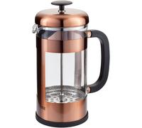 Judge Coffee, 8 Cup Glass Cafetiere, 1L, Copper Judge Copper