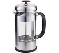 Judge Coffee, 8 Cup Glass Cafetiere, 1L in Silver Judge Silver
