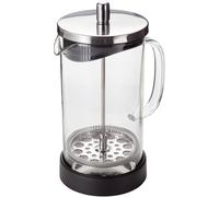 Judge Coffee, 8 Cup Glass Cafetiere, 925ml in Metallic Silver Judge Metallic Silver
