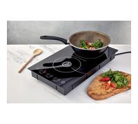 Judge Double Induction Hob with Timer 3100W 31cm x 27cm x 5cm