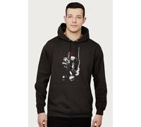 Judge Dredd 2000 AD 40th Anniversary Comic Cover Art Hooded Sweatshirt in Black | Size: Large Judge Dredd Black L