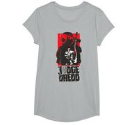 Judge Dredd 2000 AD Comics Lawgiver Kids T-Shirt, Girls, Heather Grey, X-Small