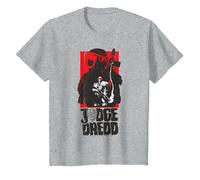 Judge Dredd 2000 AD Comics Lawgiver Kids T-Shirt, Youth, Heather Grey, X-Small