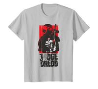 Judge Dredd 2000 AD Comics Lawgiver Kids T-Shirt, Youth, Silver Grey, X-Small