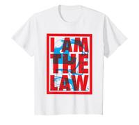 Judge Dredd 2000 AD I Am The Law Blue Helmet Kids T-Shirt