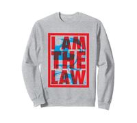 Judge Dredd 2000 AD I Am The Law Blue Helmet Sweatshirt