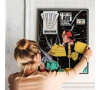 Judge Dredd 2000AD Cover Print Comic Book Poster : A Huge 30"x24" Poster Print Vintage Retro Reproduction Perfect For Home Bedroom Living Room BRING YOUR WALLS ALIVE ! #2