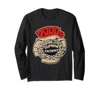 Judge Dredd Anderson Supreme Sacrifice Eagle Comic Retro Long Sleeve T-Shirt