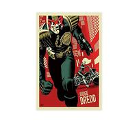 Judge Dredd Classic Movie Retro Poster Canvas Poster Wall Art Decor Print Picture Paintings for Living Room Bedroom Decoration Unframe-style 12x18inch(30x45cm)