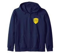 Judge Dredd Gold Dredd Badge 2000 AD Zip Hoodie
