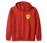 Judge Dredd Gold Judge Badge 2000 AD Zip Hoodie