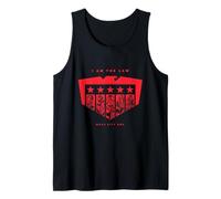 Judge Dredd I Am The Law Eagle Emblem 2000 AD Comic Tank Top