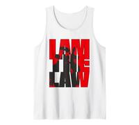 Judge Dredd I Am The Lawgiver Silhouette 2000 AD Tank Top