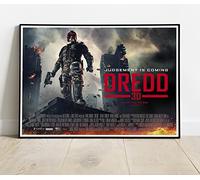 Judge Dredd Karl Urban Movie Film Promo : A Huge 36"x24" Poster Print Similar (Slightly Larger) to A1 Size : Vintage Retro Reproduction