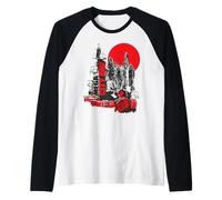 Judge Dredd Mega City One Black and Red 2000 AD Raglan Baseball Tee