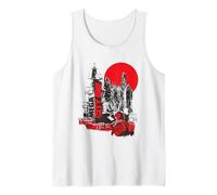 Judge Dredd Mega City One Black and Red 2000 AD Tank Top