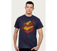 Judge Dredd Men's Gaze Into The Fist of Dredd 2000 AD T-Shirt in Navy | Size: Medium Judge Dredd Navy M