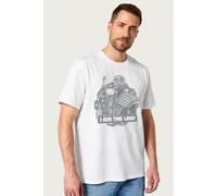 Judge Dredd Men's I Am The Law Lawgiver 2000 AD Comics T-Shirt in White | Size: Large Judge Dredd White L