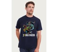 Judge Dredd Men's Vs Judge Death 2000 AD Comics T-Shirt in Navy | Size: Small Judge Dredd Navy S