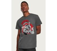 Judge Dredd Men's You're Next Punk 2000 AD & Tornado Comics T-Shirt in Charcoal | Size: Large Judge Dredd Charcoal L