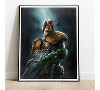 Judge Dredd Poster Cover Print Comic Book Poster : A Huge 30"x24" Poster Print Vintage Retro Reproduction Perfect For Home Bedroom Living Room BRING YOUR WALLS ALIVE !