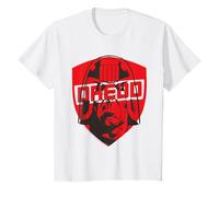 Judge Dredd Red Shield Over Eyes 2000 AD Kids T-Shirt