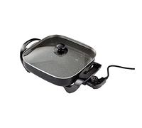Judge Electric Skillet Non-Stick Multicooker, 30cm, Electric Frying Pan with Glass Lid & Carry Handles
