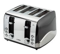 Judge Electricals 4 Slice Toaster Ith Defrost, Reheat, Auto Pop-Up And High Lift - Silver