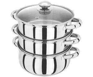 Judge Essentials 3-Tier Steamer 20Cm With Lid - Silver