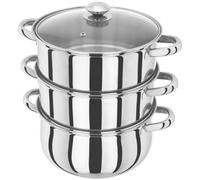 Judge Essentials 3-Tier Steamer 24Cm With Lid - Silver