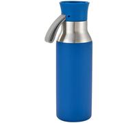 Judge Essentials Reusable Blue Water Bottle, 500ml, Stainless Steel, 100% Leakproof, Drinks Flask for Hot and Cold Drinks