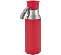 Judge Essentials Reusable Red Water Bottle, 500ml, Stainless Steel, 100% Leakproof, Drinks Flask for Hot and Cold Drinks