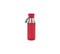 Judge Essentials Reusable Red Water Bottle, 500ml, Stainless Steel, 100% Leakproof, Drinks Flask for Hot and Cold Drinks