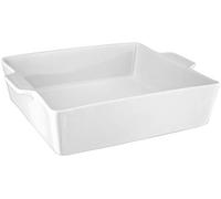 Judge Essentials Square Baker, 16 x 16 x 6 cm, Porcelain, White