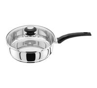 Judge Essentials HP18 Stainless Steel Large Saute Pan 24cm, Induction Ready, Oven Safe, 10 Year Guarantee
