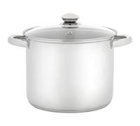 Judge Essentials Stainless Steel Stockpot With Glass Lid 22Cm / 6.5L - Silver