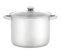 Judge Essentials Stainless Steel Stockpot With Glass Lid 24Cm / 8.5L - Silver