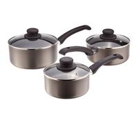 Judge Everyday 3-Piece Non-Stick Saucepan Set - Pewter