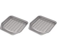 Judge Everyday Non Stick Perforated Chip Tray, Carbon Steel, Grey (Pack of 2)
