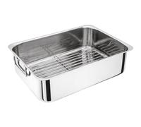Judge Extra Large Stainless Steel Roasting Pan with Rack - 36cm Oven Safe